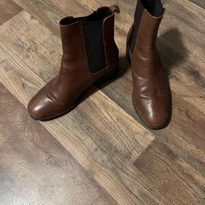 Kenneth Cole Reaction Brown Ankle Boots